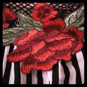 Gently used (twice)- very cute off shoulder blouse